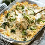 Chicken and Broccoli Alfredo Bake