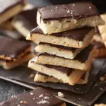 Chocolate Dipped Shortbread Cookies