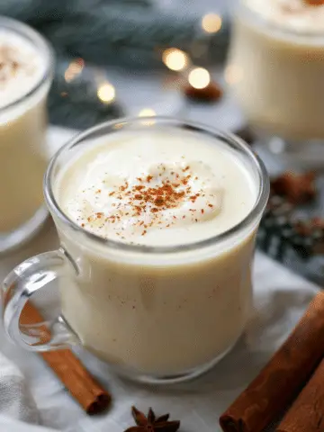 Creamy Homemade Eggnog