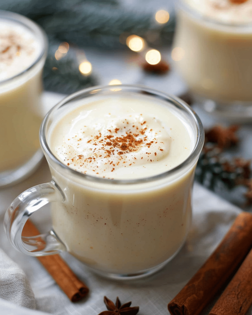 Creamy Homemade Eggnog
