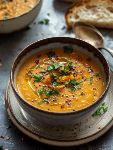 Creamy Roasted Veggie Soup