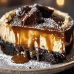 Decadent Caramel‑Brownie Cheesecake
