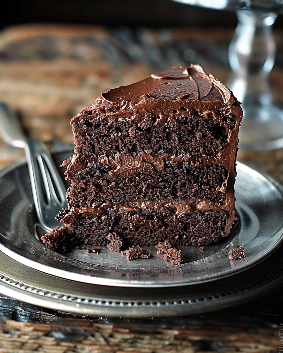 Double Chocolate Layer Cake