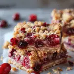 Easy Cranberry Crumb Bars