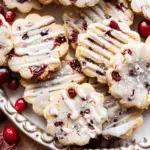 Easy Cranberry Orange Shortbread Cookies