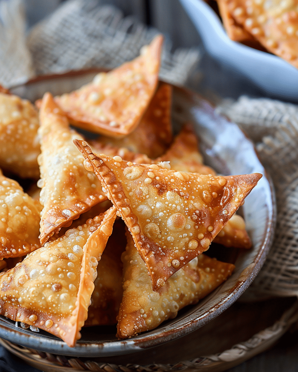 Easy Cream Cheese Wontons