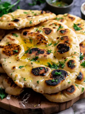 Easy Garlic Naan