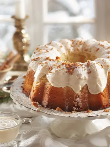 Eggnog Pound Cake