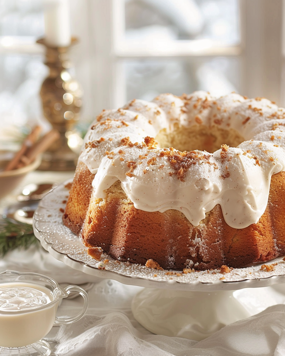 Eggnog Pound Cake