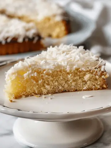 Flourless Coconut Greek Yogurt Cake