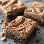 Fudgy Peanut Butter Swirl Brownies