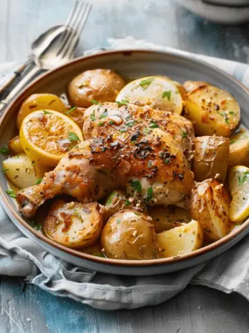 Greek Lemon Chicken with Potatoes