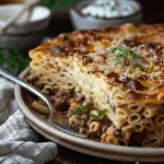 Greek Pastitsio (Traditional Greek Baked Pasta Casserole)