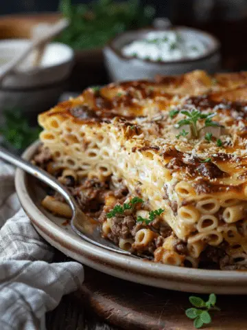 Greek Pastitsio (Traditional Greek Baked Pasta Casserole)