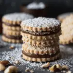 Hazelnut Shortbread Sandwich Cookies