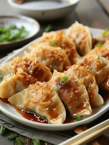 Homemade Chicken Potstickers (Pan-Fried Dumplings)