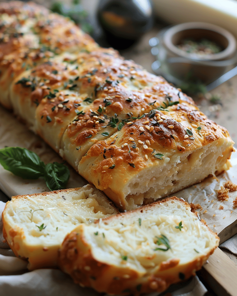 Italian Herbs and Cheese Bread