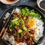 Korean Ground Beef Bowl