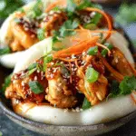 Korean‑Style Chicken Bao Buns