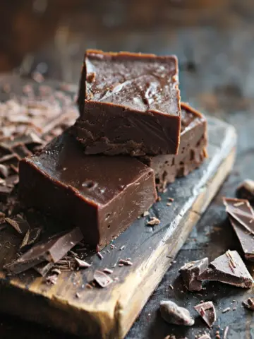 Last Minute Chocolate Fudge