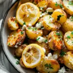 Lemon & Feta Oven‑Roasted Potatoes
