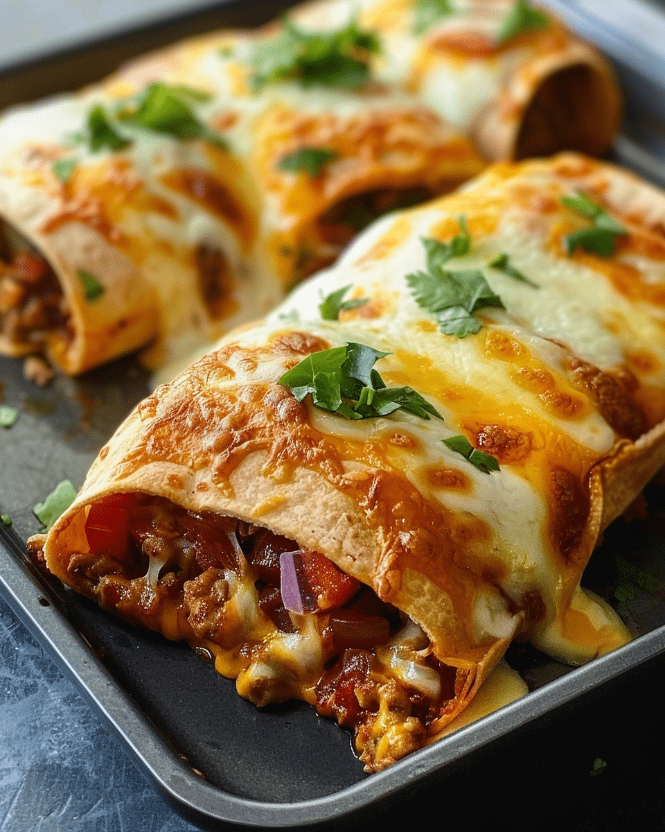 Loaded Cheesy Pocket Tacos