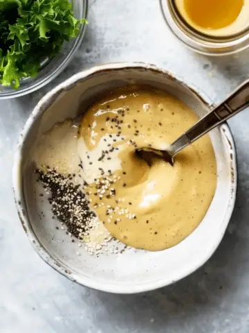 Maple Mustard Tahini Dressing