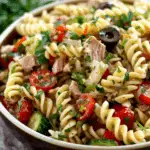 Mediterranean‑Style Tuna Pasta Salad