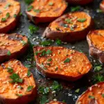 Miso Butter Roasted Sweet Potatoes