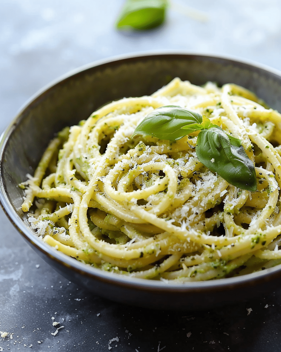 One-Pot Creamy Pesto Pasta