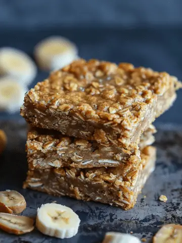 Peanut Butter Banana Oat Bars