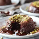Pistachio Chocolate Lava Cakes
