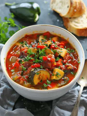 Ratatouille Soup Inspired by the Movie