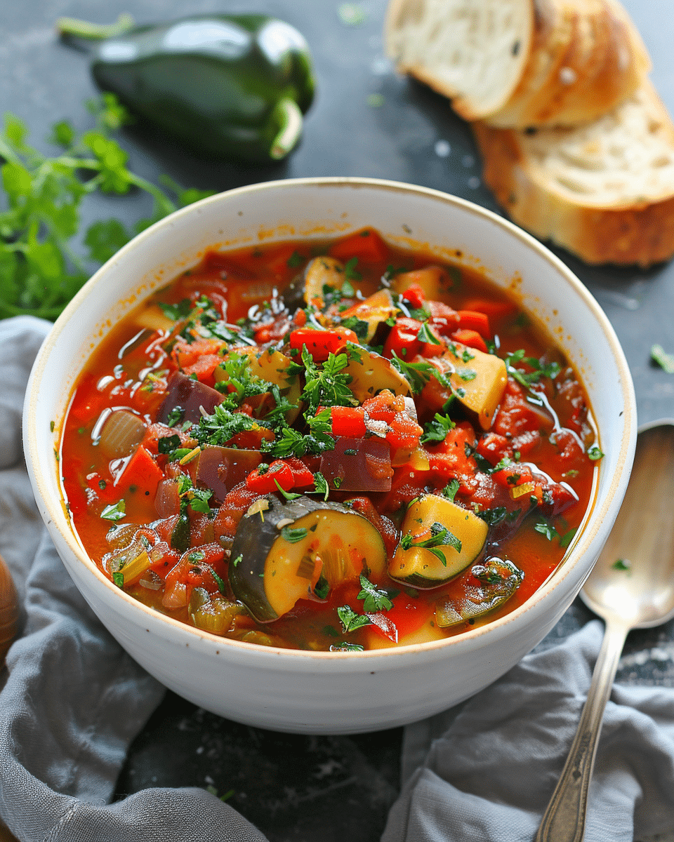 Ratatouille Soup Inspired by the Movie