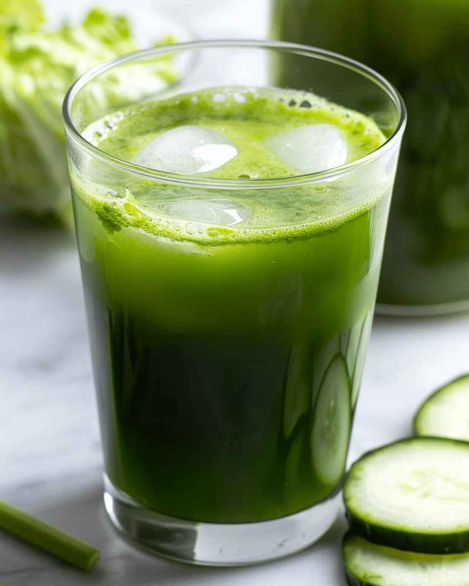 Refreshing Homemade Green Juice