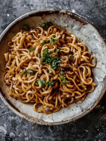 Soy Sauce Pan-Fried Noodles
