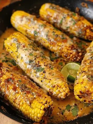 Spicy & Creamy Cajun Corn on the Cob