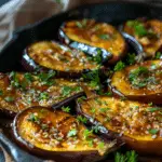 Sticky Garlic Eggplant