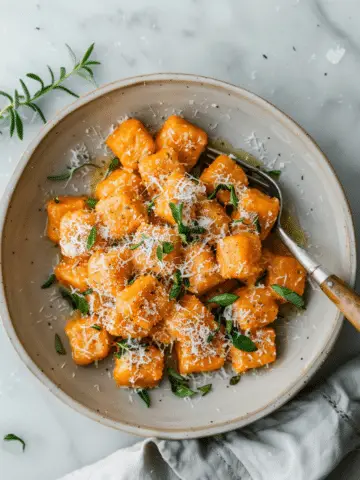 Sweet Potato Gnocchi