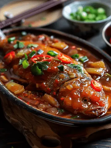 Sweet and Sour Fish