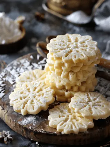 Whipped Shortbread Cookies