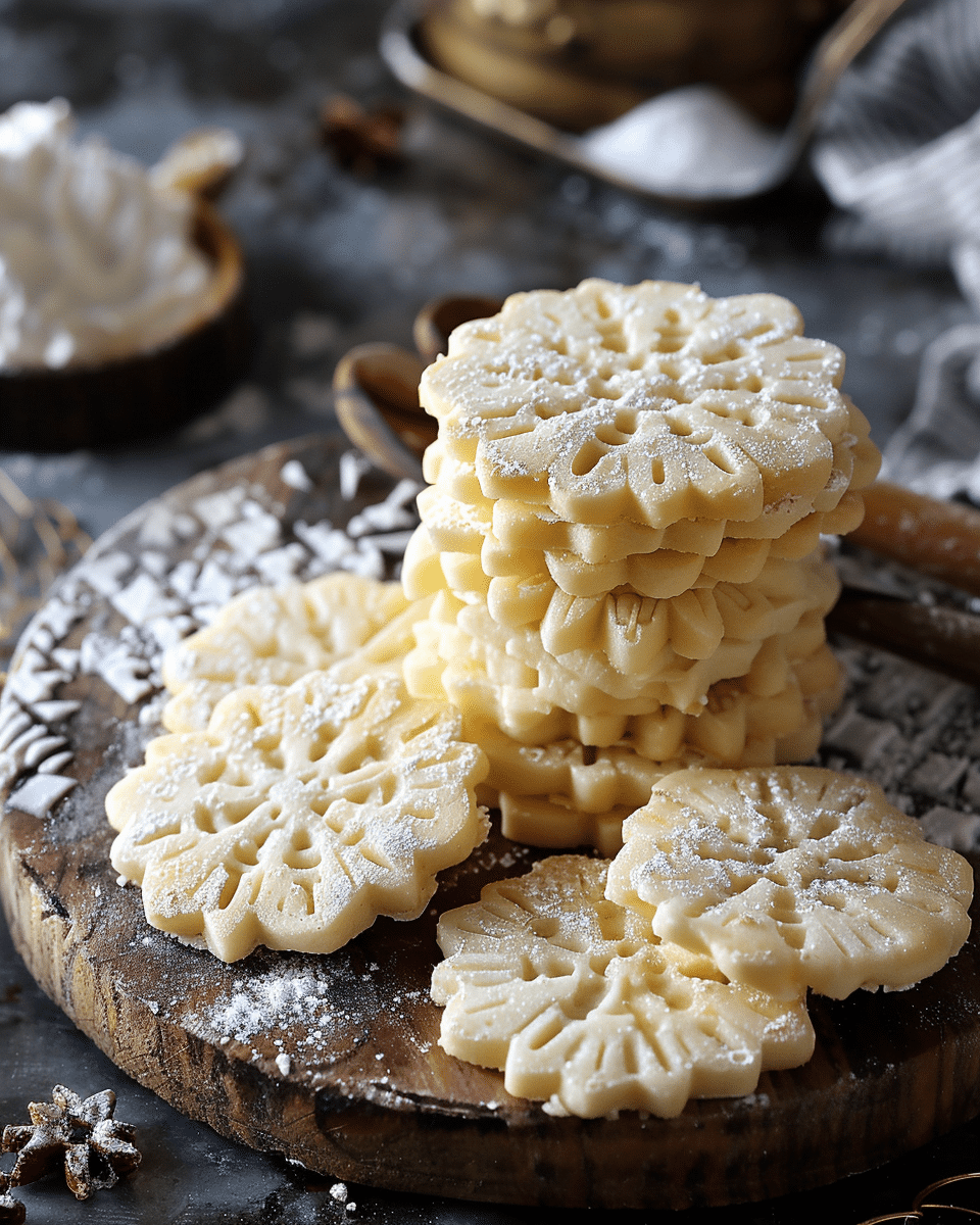 Whipped Shortbread Cookies