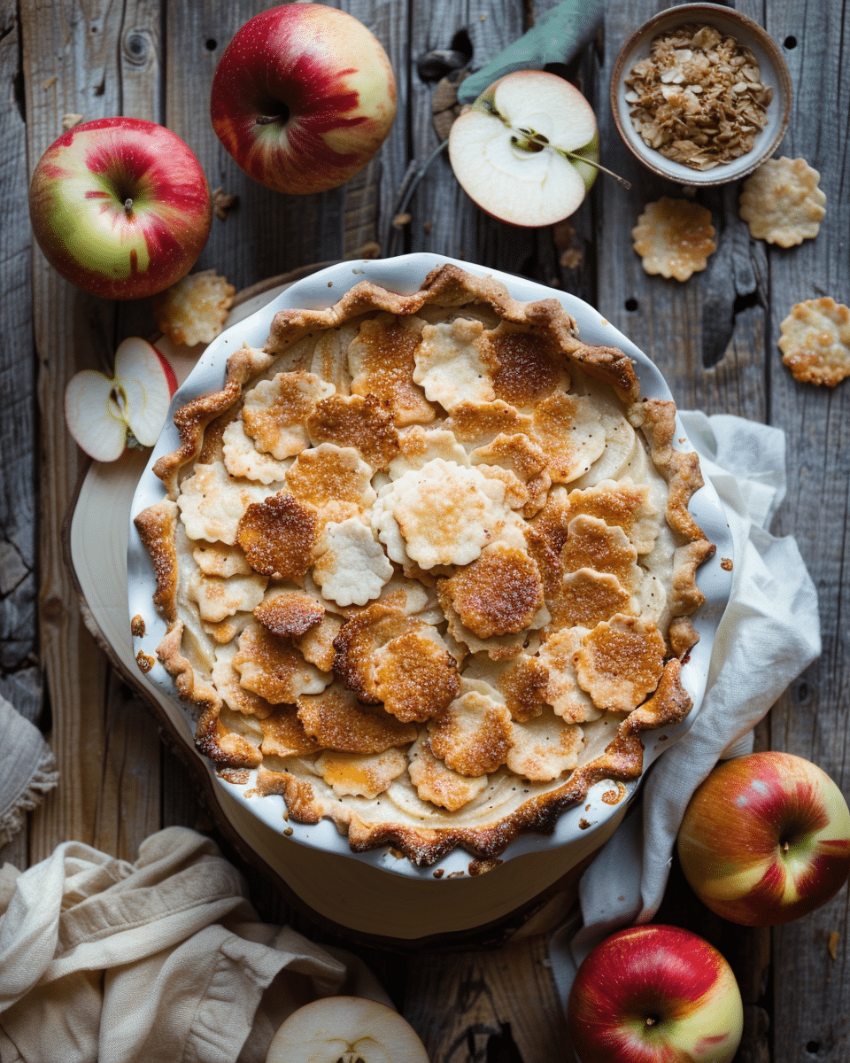 Apple Pie Dip with Pie Crust Chips