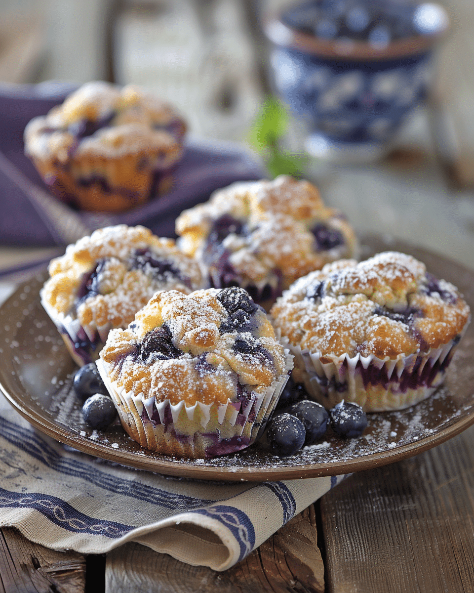 Baked Blueberry Fritter Bites