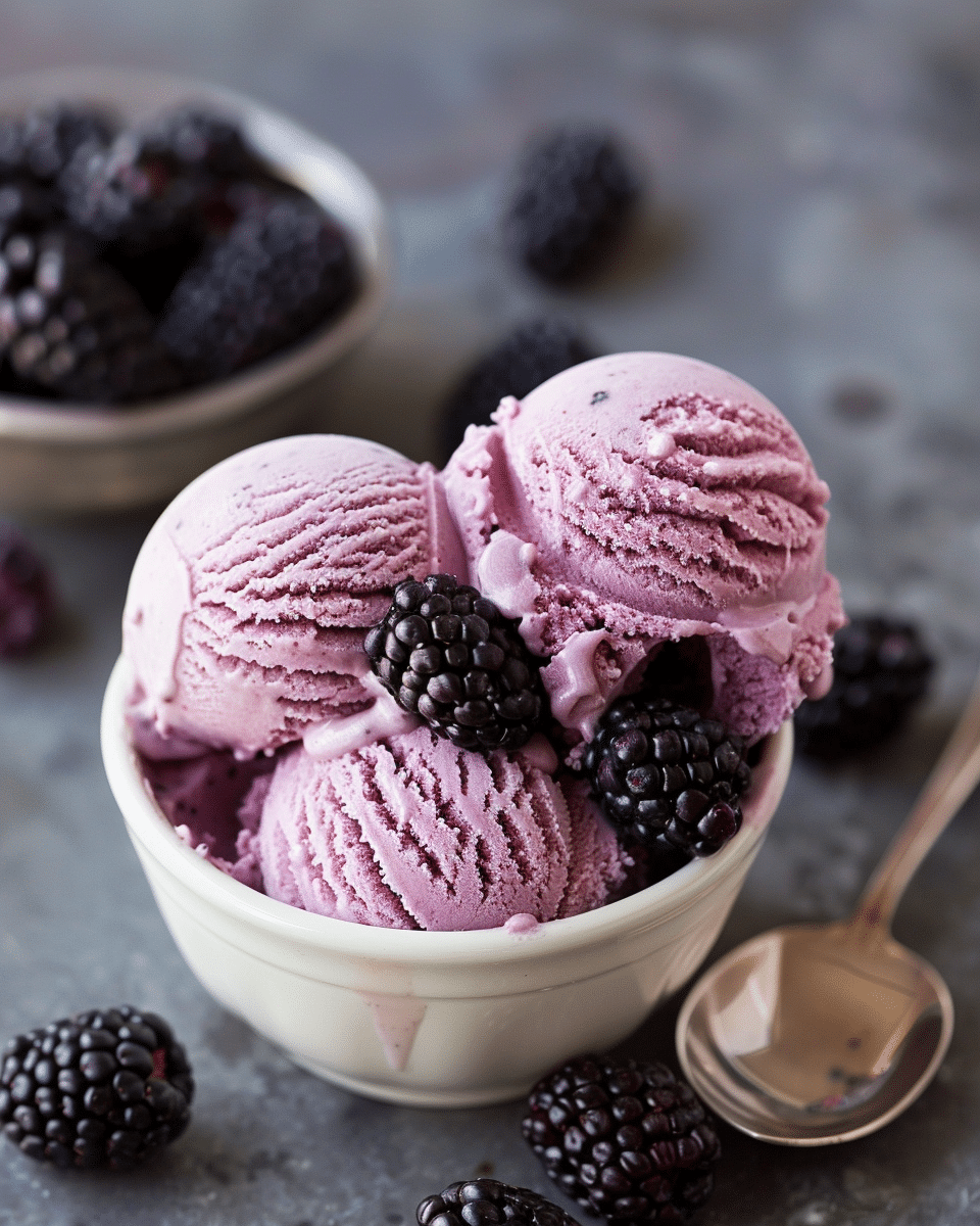 Blackberry Bliss Ninja Creami Ice Cream