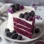 Blackberry Velvet Gothic Cake