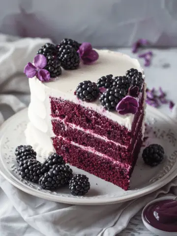Blackberry Velvet Gothic Cake