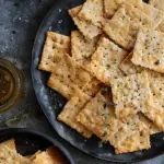 Cheddar Sourdough Discard Crackers