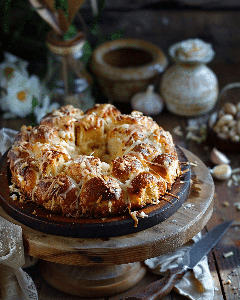 Cheesy Garlic Monkey Bread
