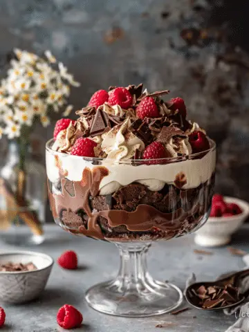 Chocolate Alchermes Trifle